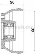 Барабан 160x35/100x4
