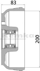 Барабан 200x50/100x4