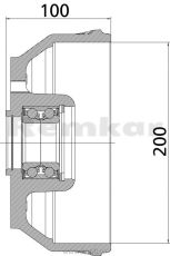 Барабан 200x50/112x5