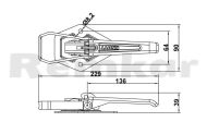 Ключалка ексцентрична ZB 05A