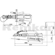 Инерционна спирачка AL-KO 251S с теглич AK270 за ремарке до 2700кг