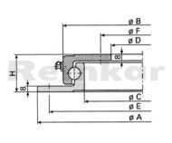 Въртящ кръг 950N 4000кг                                                                                                                                                                                                                                        